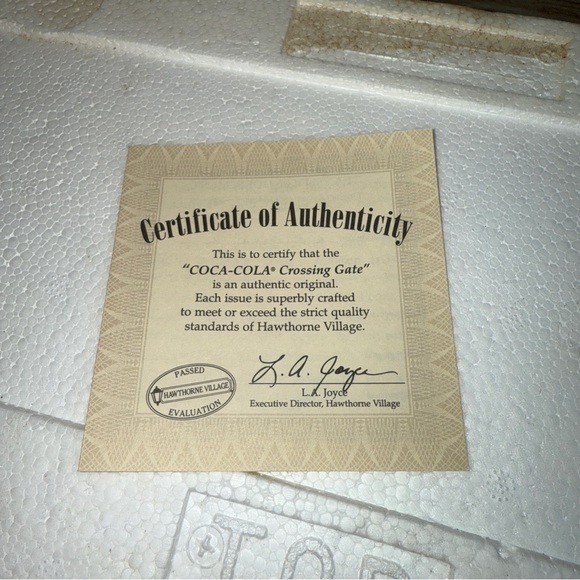 Coca Cola Bachmann hawthorne village dual crossing gate NEW - Picture 5 of 5